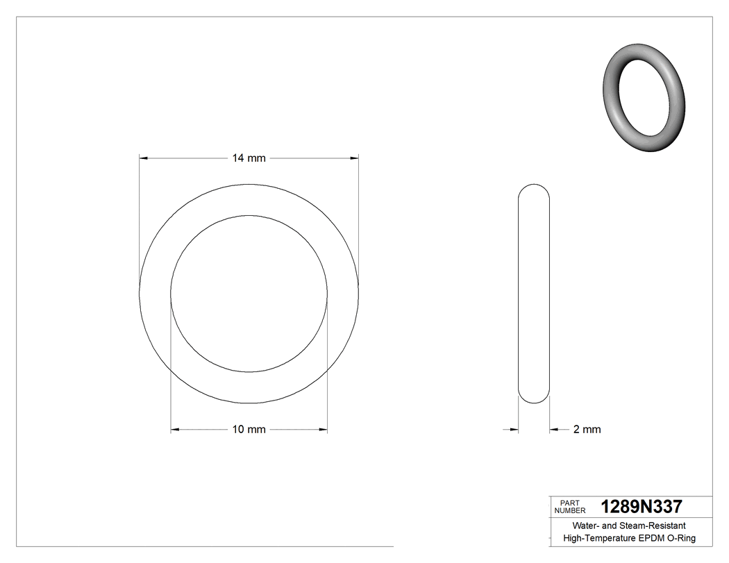 Technical drawing - 1289N337